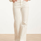 Straight Fit Jeans Met Hoge Taille | White