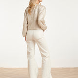 Straight Fit Jeans Met Hoge Taille | White