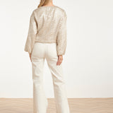 Straight Fit Jeans Met Hoge Taille | White