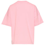 T-Shirt Met Subtiele Mouwafwerking | Pink