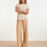 Top com Estrutura All-Over Texturada | Off White