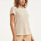 Top com Estrutura All-Over Texturada | Off White