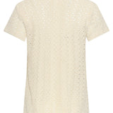 Top com Estrutura All-Over Texturada | Off White