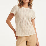 Top com Estrutura All-Over Texturada | Off White
