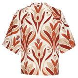 Top com Mangas Largas e Estampado Retro | Multicolor