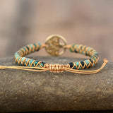 Pulseira Árvore da Vida com Turquesa Africana