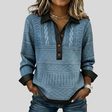 Rosamund - Camisola de Malha Texturada com Gola