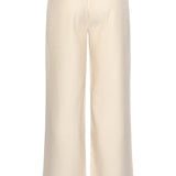 Calças Wide Leg com Detalhe de Costura | Sand