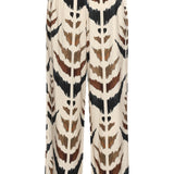 Calças Largas com Estampado Azteca Gráfico | Sand - Multicolor