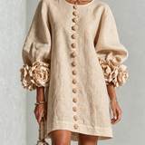 Edite | Vestido Floral com Botões