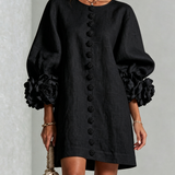 Edite | Vestido Floral com Botões