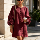 Edite | Vestido Floral com Botões