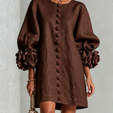 Edite | Vestido Floral com Botões