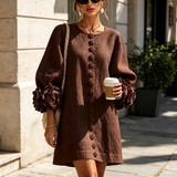 Edite | Vestido Floral com Botões