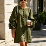 Edite | Vestido Floral com Botões