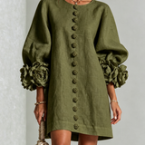Edite | Vestido Floral com Botões