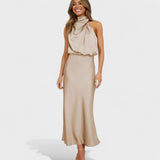 Alba - Vestido Satin Elegance