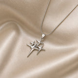 Colar Nordstjerne em Ouro Branco