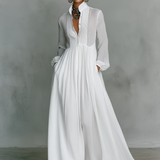 Vestido maxi minimalista