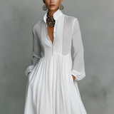 Vestido maxi minimalista