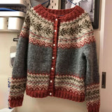 Casaco de Malha com Botões Jacquard Catherine