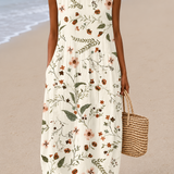 Verity | Vestido de Verão Floral Sem Mangas