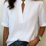 Maria | Blusa elegante com decote em V
