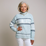 Camisola de Gola Alta Flocos de Neve Margot