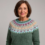 Camisola de Malha Verde Salva Véronique
