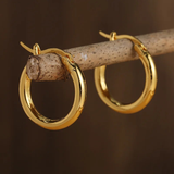 Brincos de Argola Vintage Dourados e Prateados
