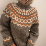 Solveig | Camisola com Padrão Nórdico