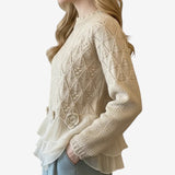 Bethany | Camisola com Barra de Folhos Floral