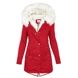 Luna - Casaco de inverno comprido, elegante e forrado
