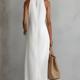 Júlia | Vestido midi de linho