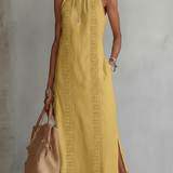Júlia | Vestido midi de linho