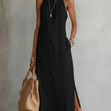 Júlia | Vestido midi de linho