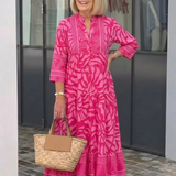 Marielle | Vestido Midi com Botões à Frente